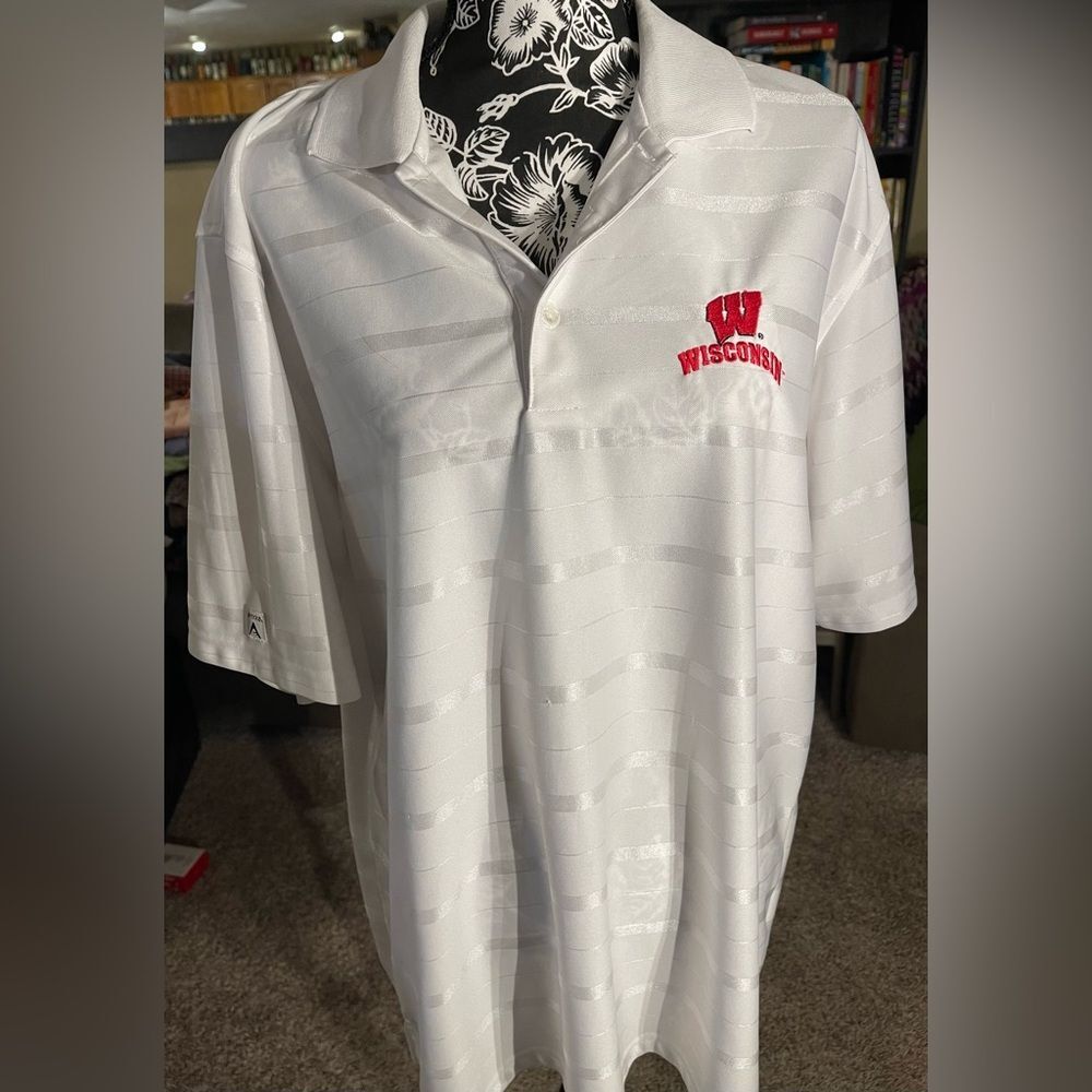 Antigua Wisconsin Badgers Polo Size Medium